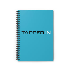 Tapped In Spiral Notebook (Blue)