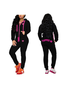 Black Women's Jogging Suit