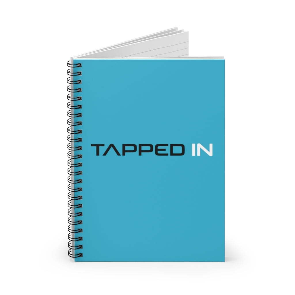 Tapped In Spiral Notebook (Blue)